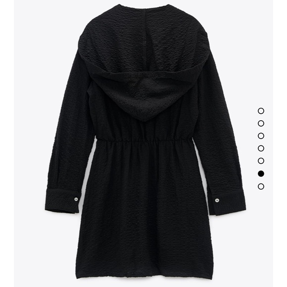 Zara NWT textured wrap mini dress or top XL - Picture 6 of 10